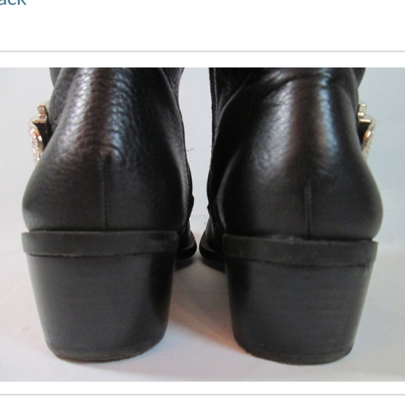 NEW VINCE CAMUTO BOCA BLACK GENUINE LEATHER KNEE HIGH BOOTS SIZE 12 - Picture 6 of 11